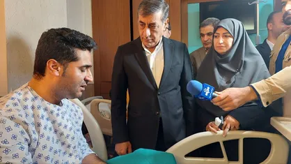 قائم&zwnj;پناه به ملاقات محیط&zwnj;بان آسیب&zwnj;دیده اصفهانی رفت