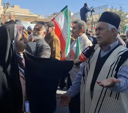 مردم چهارمحال و بختیاری خواستار برخورد جدی با آشوبگران هستند + فیلم