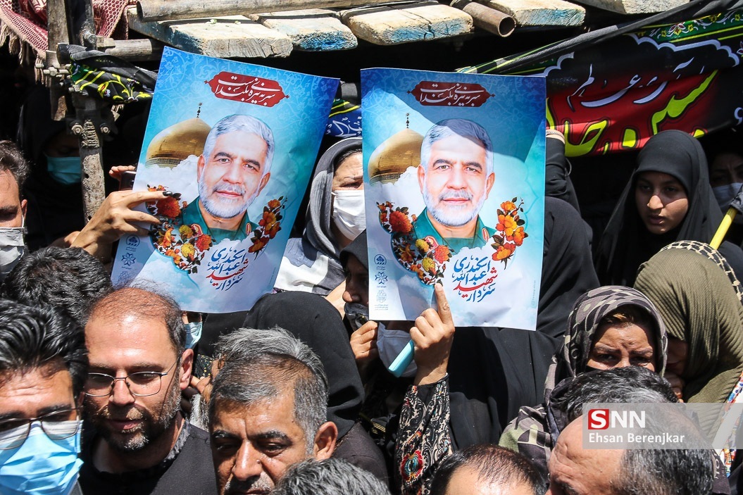 تشییع و خاکسپاری «شهید عبدالله اسکندری» در شیراز