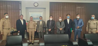 دیدار مدیرعامل بانک ملت با فرمانده کل نیروی دریایی ارتش