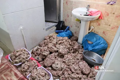 کشف مرغ و گوشت فاسد جهت توزیع در ساندویچی ها
