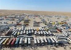 تأمین اتوبوس‌های برگشت زائران اربعین از مرز مهران
