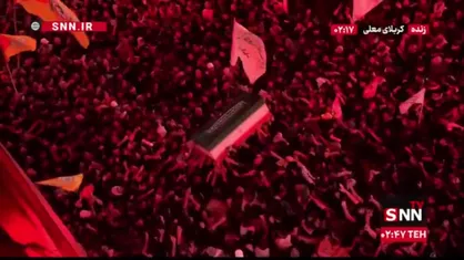 پیکر رهبر شهید انقلاب وارد حرم مطهر امام حسین علیه&zwnj;السلام شد