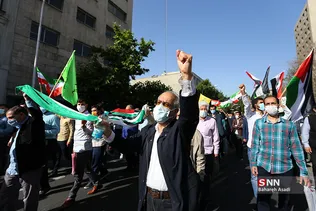 راهپیمایی مردمی در حمایت از فلسطین مظلوم 