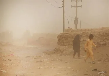 مراجعه ۱۳۱۱ نفر به مراکز درمانی سیستان به دلیل طوفان