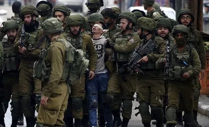 حمله وحشیانه نظامیان صهیونیست به کرانه باختری/ ۵ فلسطینی بازداشت شدند