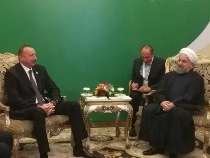 &laquo;روحانی&raquo; و &laquo;الهام علی اف&raquo; با یکدیگر دیدار و گفتگو کردند