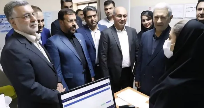 بازدید ظفرقندی از بیمارستان شهید فرج‌الله رضازاده در کوهچنار