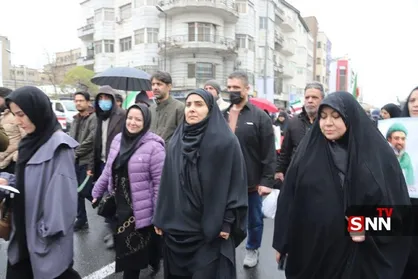 حضور &laquo;فرزانه صادق&raquo; وزیر راه در راهپیمایی روز جهانی قدس در تهران