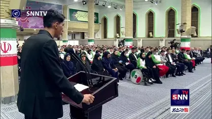 آرین سلیمی دارنده مدال طلای تکواندوی المپیک ۲۰۲۴ در دیدار امروز با رهبر انقلاب: برای بالا بردن پرچم عزیز کشورمان می&zwnj;جنگیم/ با افتخار ایرانی هستم و ایرانی می&zwnj;مانم
