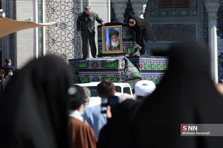  تشییع آیت‌الله علوی گرگانی در قم