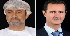 تاکید بشار اسد و سلطان عمان بر تقویت همکاری‌ها