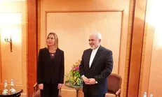 ظریف و موگرینی دیدار کردند/ گفتگو درباره برجام و مسائل منطقه‌ای