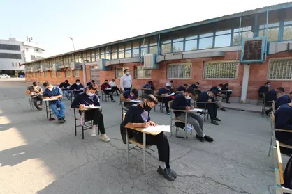آزمون آتش نشانان برگزار شد