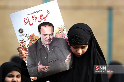 تشییع پیکر جانباز شهید &laquo;علی خوش&zwnj;لفظ&raquo;