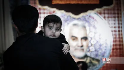 برگزاری مراسم عزاداری در جوار مزار حاج قاسم سلیمانی در کرمان