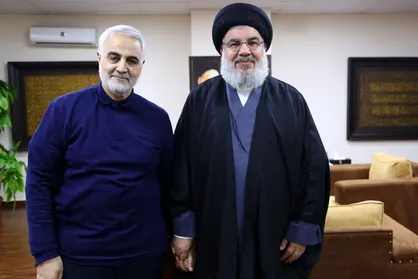 خانواده شهید سلیمانی شهادت دبیرکل حزب الله لبنان را تسلیت گفتند