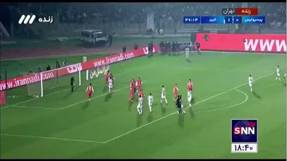 خلاصه نیمه دوم پرسپولیس با خیبر خرم آباد