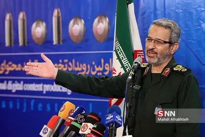فیلم/ سردار غیب پرور: حضور مومنانه در فضای مجازی کمتر از بودن در خط مقدم شلمچه نیست