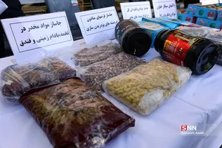 بازدید از دستاوردهای عملیاتی و کشفیات باند بزرگ سلاح و مهمات فاتب