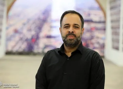 باقری: بخشی از عکس پانورامای ۳۰۰ متری پیاده&zwnj;روی جاده نجف کربلا را در این نمایشگاه ببینید