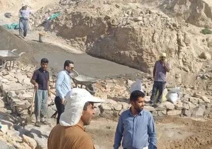 مرمت مسیر عشایری در شهرستان هفتکل
