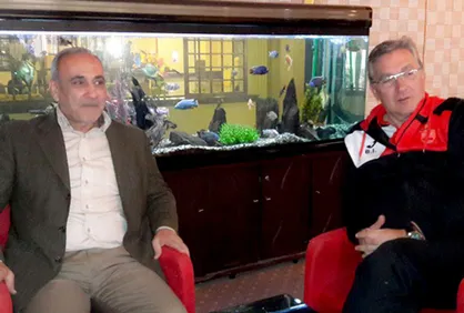 گرشاسبی کریسمس را به اعضای مسیحی پرسپولیس تبریک گفت