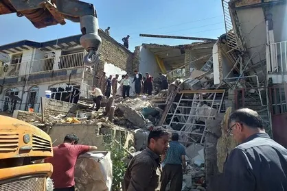 جزییات جدید از حادثه ریزش ساختمان مسکونی در بهارستان
