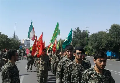 رزمایش اقتدار عاشوراییان در زرند برگزار شد