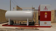 موکب سوخت رسان در مرز شلمچه راه اندازی شد