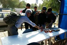موکب دانشجویی دانشگاهیان خوزستان به زوار اربعین خدمت‌رسانی می‌کند