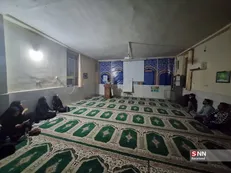 نشست صمیمی جهاد تبیین با حضور دانشجویان شهرستان بشاگرد