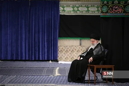 مراسم عزاداری شب تاسوعای حسینی با حضور رهبر معظم انقلاب