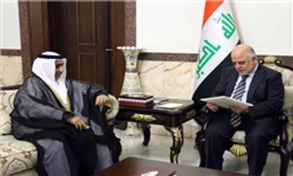 سفیر امارات با &laquo;حیدر العبادی&raquo; در بغداد دیدار کرد