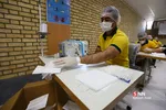 بازدید از خط تولید ماسک و لباس بیمارستانی