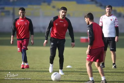 شاگردان گل محمدی مرور تاکتیک&zwnj; کردند/ مهاجم سرخپوشان انفرادی تمرین کرد