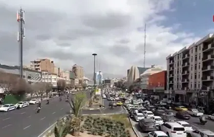 وضعیت عبور و مرور آرام در پایتخت پس از تجاوز آمریکایی صهیونی