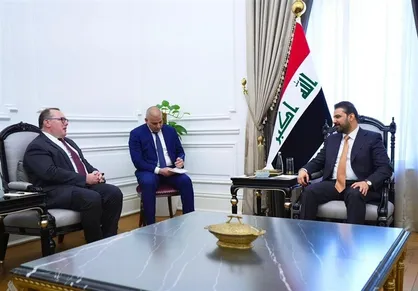 دیدار کاردار سفارت دولت تروریست آمریکا با الزیدی