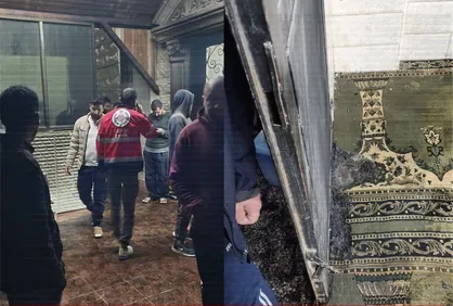 حماس: آتش زدن مسجد جنایتی ننگین است