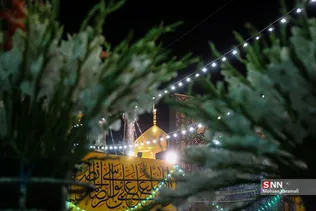 حال و هوای حرم حضرت معصومه (س) در شب میلاد امام رضا (ع)