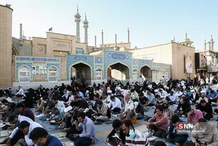 مراسم دعای عرفه در حرم حضرت معصومه (س)