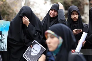 سوگواری شهادت سردار سلیمانی در دانشگاه تهران