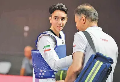حاجی موسایی نایب قهرمان تکواندو جهان شد