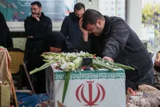 وداع باشکوه تیپ نیرو‌های ویژه صابرین با پیکر شهید علی احمدی + عکس