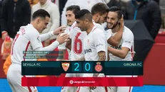 سویا بالاتر از مادریدی‌ها در جمع مدعیان قهرمانی