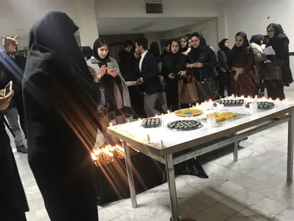مراسم یاد بود جانباختگان سقوط هواپیما در دانشگاه آزاد یاسوج صورت گرفت
