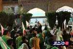 خدمت رسانی دانشجویان خوزستانی به سیل زدگان اسکان داده شده در یادمان شهدای هویزه