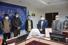 دستگاه ضدعفونی‌کننده دست از سوی دانشجویان بسیجی دانشگاه شهید چمران اهواز ساخته شد