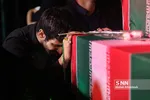 وداع با پیکر شهیدمدافع‎حرم محمدابراهیم رشید 