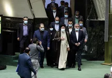 رئیس جمهور وارد مجلس شد